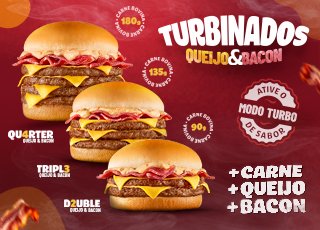 Turbinados Queijo & Bacon
