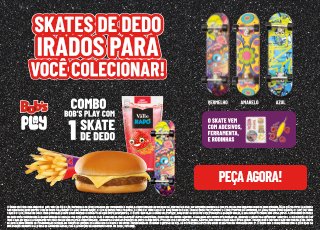 Bob's Play e Skate de Dedos