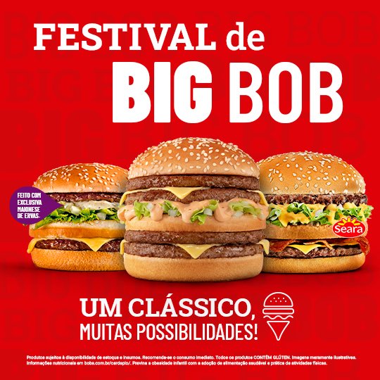 Bob's Brasil - Selecione seu estado